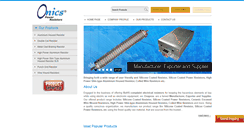 Desktop Screenshot of enaprosresistors.com